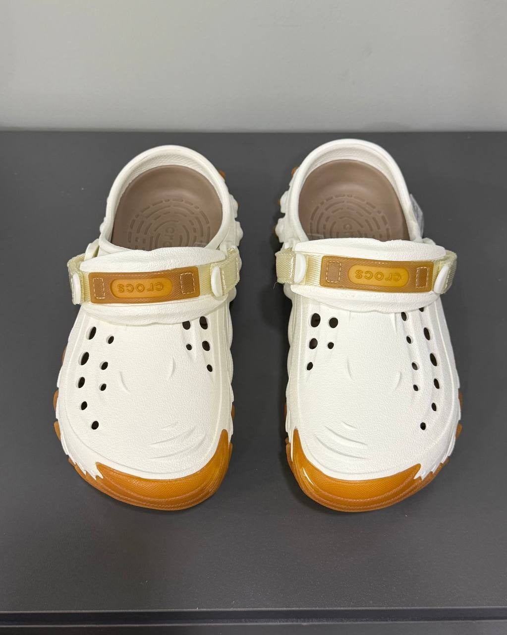 Echo Icey Ro Clog Blanc-Marron