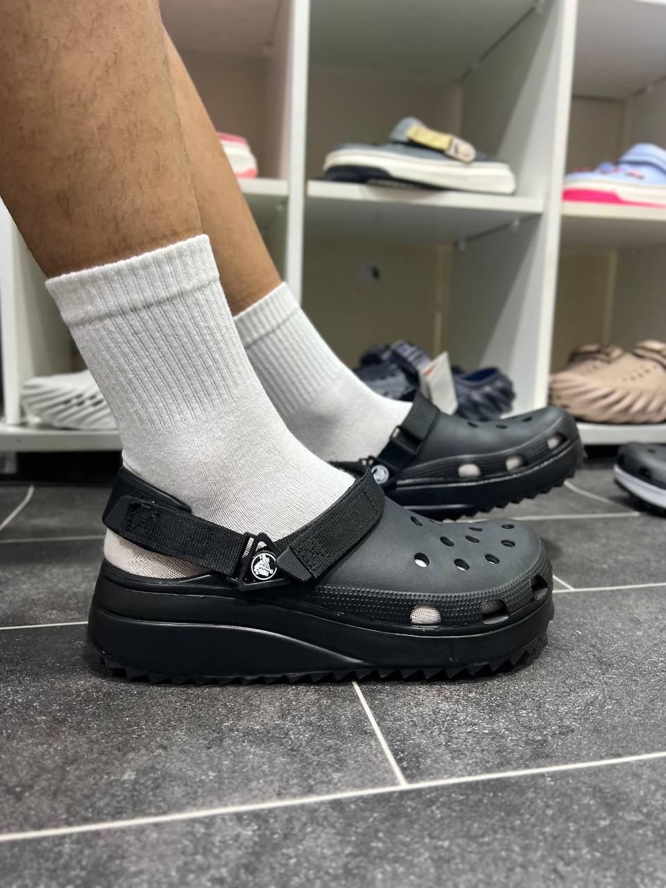 Hiker Clog Full Black